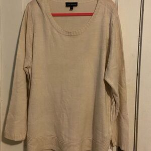 Lane Bryant Cream Women's Sweater